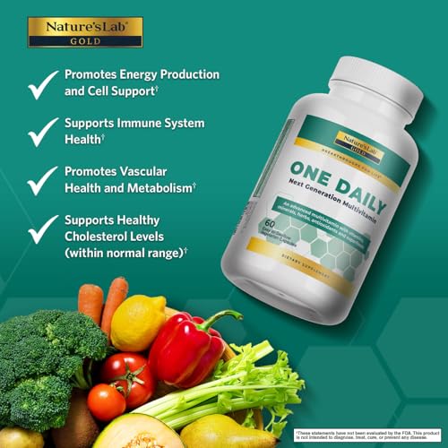 Nature's Lab Gold One Daily capsules pack ready for daily use.