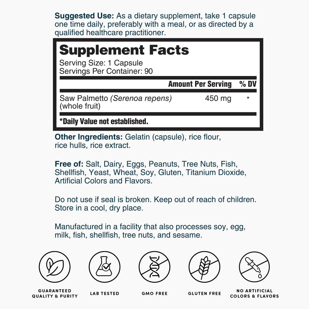 Nature's Lab bottle label close-up highlighting plant-based ingredients.