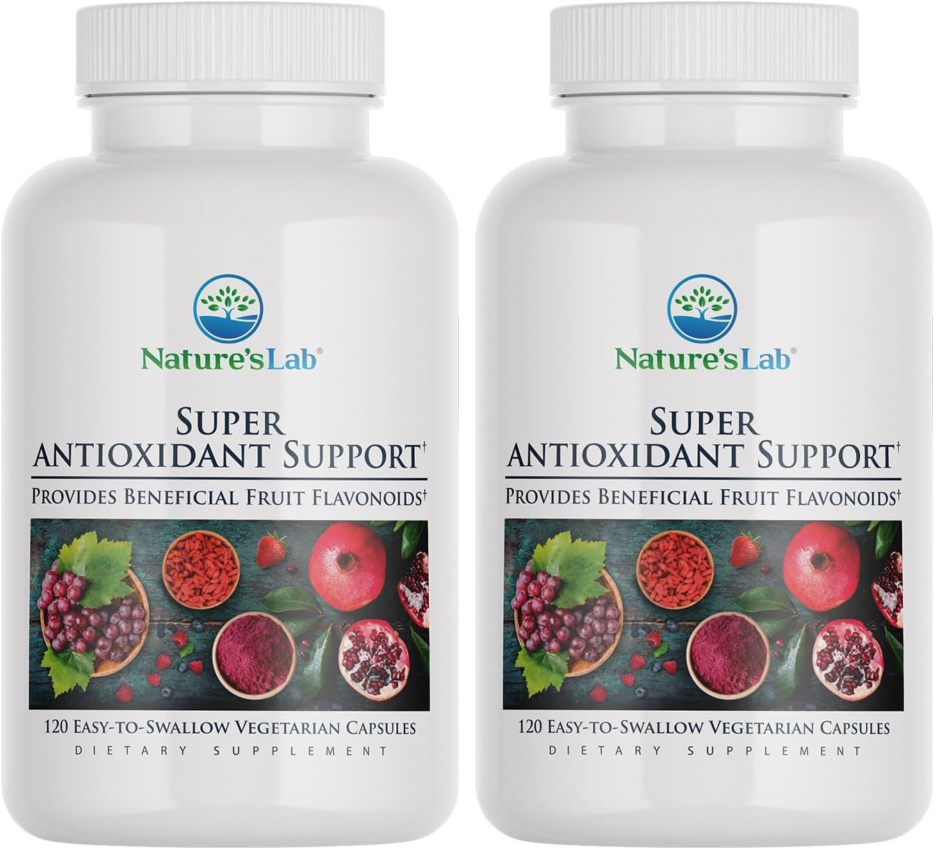 Nature's Lab Super Antioxidant bottle front view for daily wellness