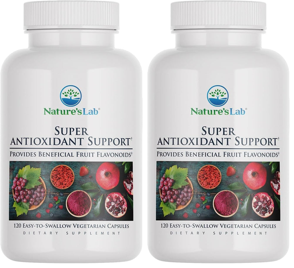 Nature's Lab Super Antioxidant bottle front view for daily wellness
