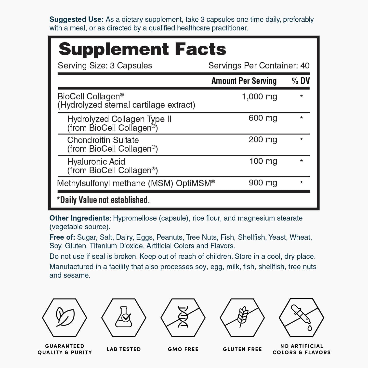 USP-certified lab scene highlights high-quality manufacturing standards.
