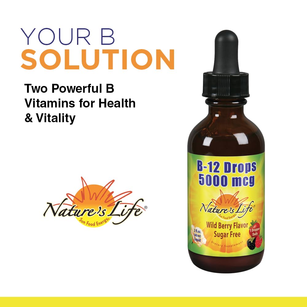 Nature's Life Biotin bottle on shelf with bright lighting