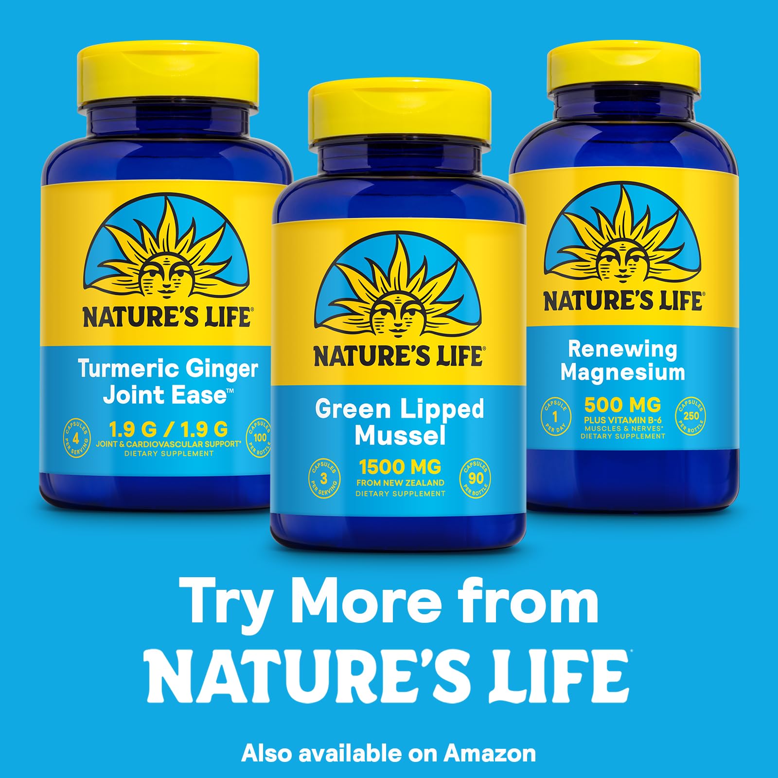 Taking Nature's Life Green Lipped Mussel capsules for daily joint support