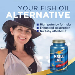Nature's Life Krill Oil label closeup highlighting purity and omega-3 profile.