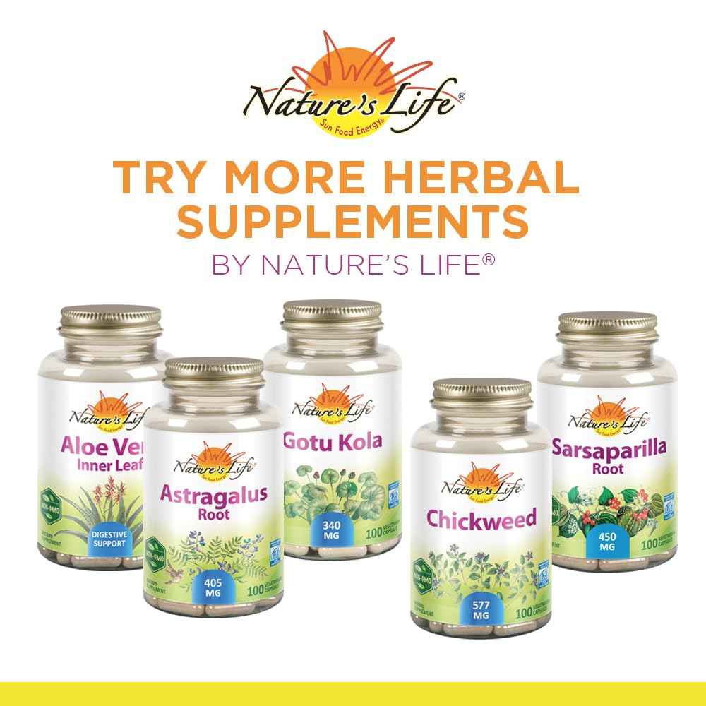 Nature's Life Saw Palmetto Berries 1160 mg packaging highlights non-GMO formula
