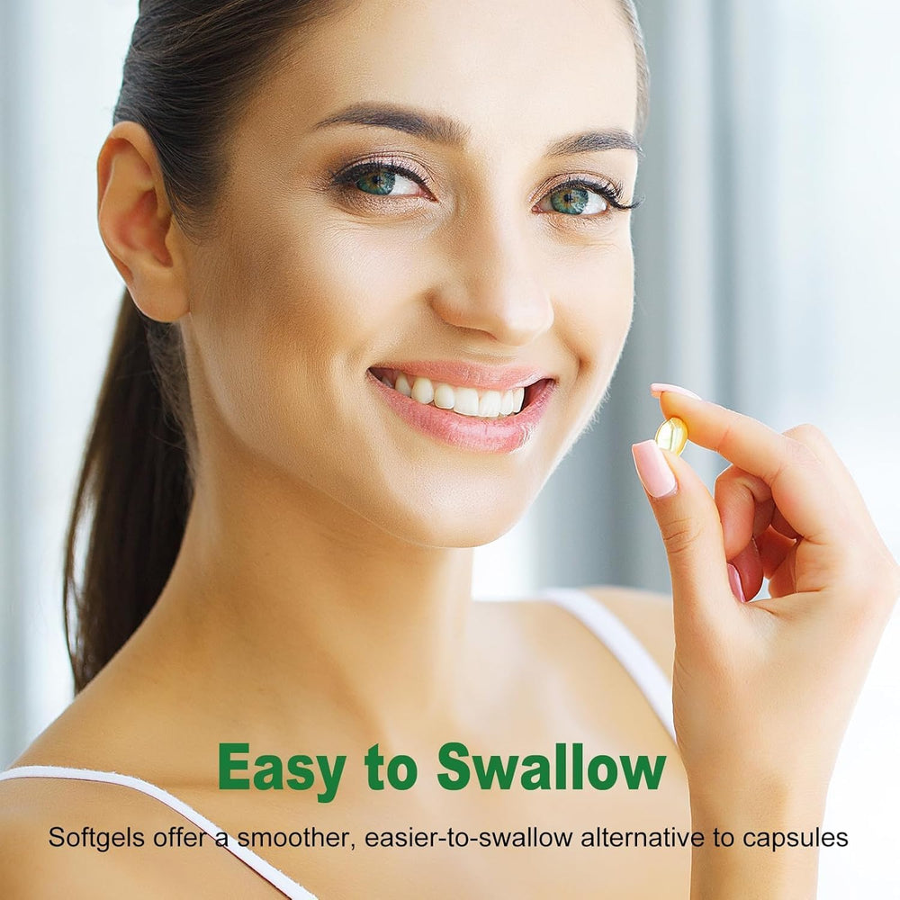 Nature's live 2-in-1 oregano and black seed softgels close-up