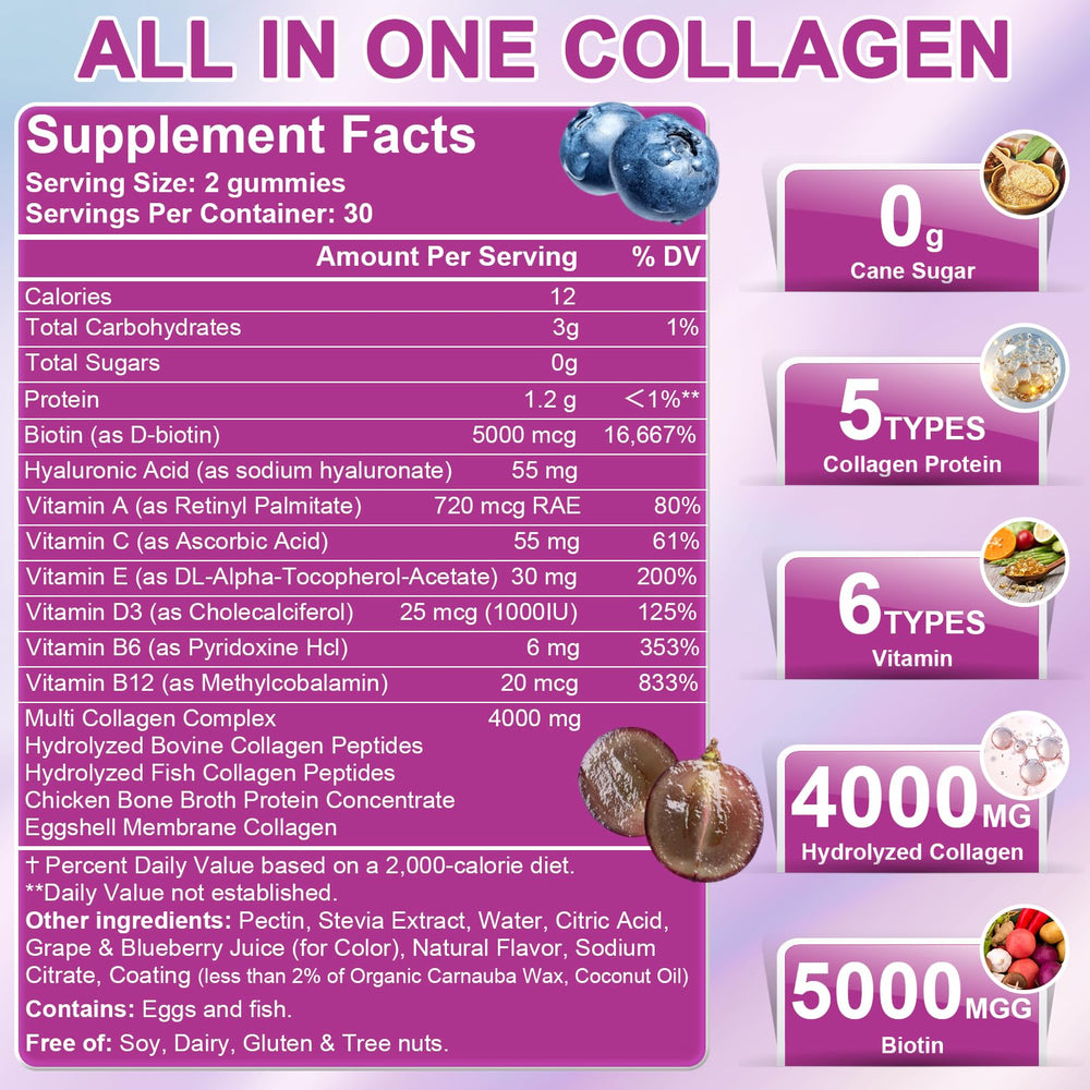 Nature's live packaging highlights a 60-count month-long supply
