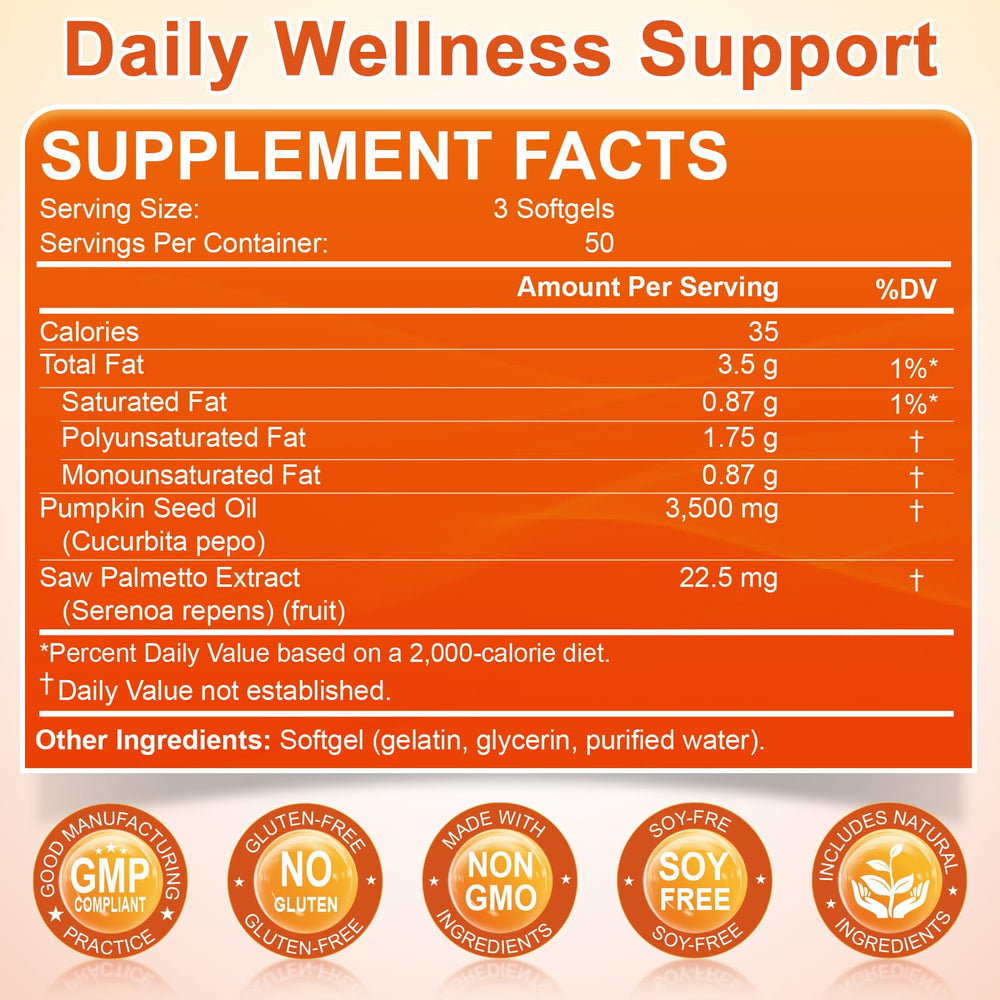 Nature's Live combination with saw palmetto for urinary health support.