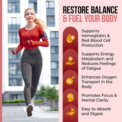 Nature's Nectar Blood Builder pouring shot demonstrates simple daily dosing.