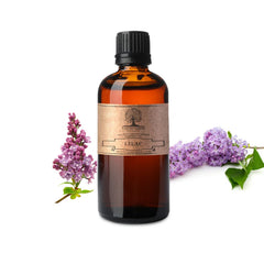 Nature's Note Lilac essential oil bottle closeup for a calming home fragrance