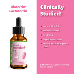Glanbia-sourced lactoferrin ingredient on Nature's Nutra label