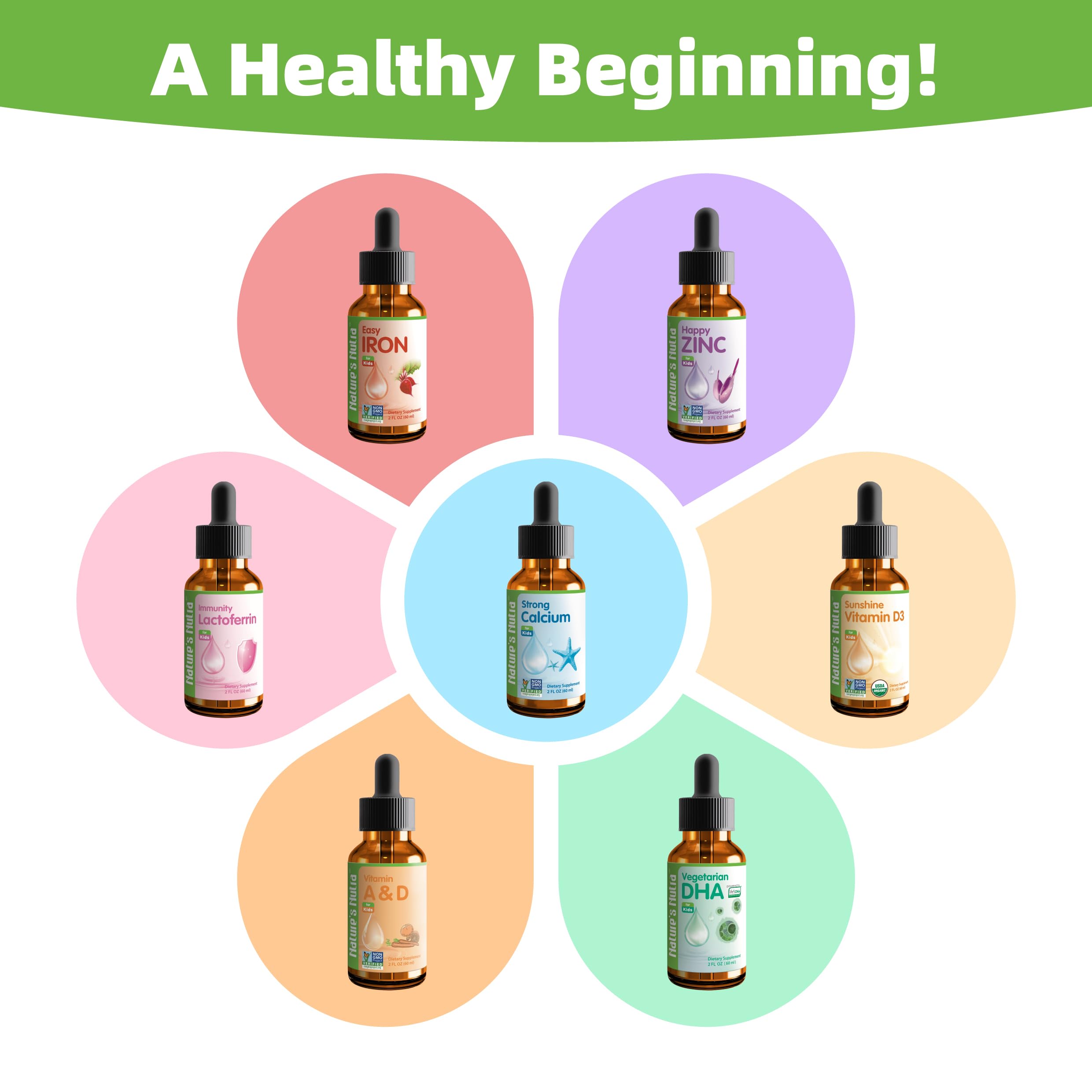 Preservative-free Nature's Nutra Lactoferrin drops in bottle