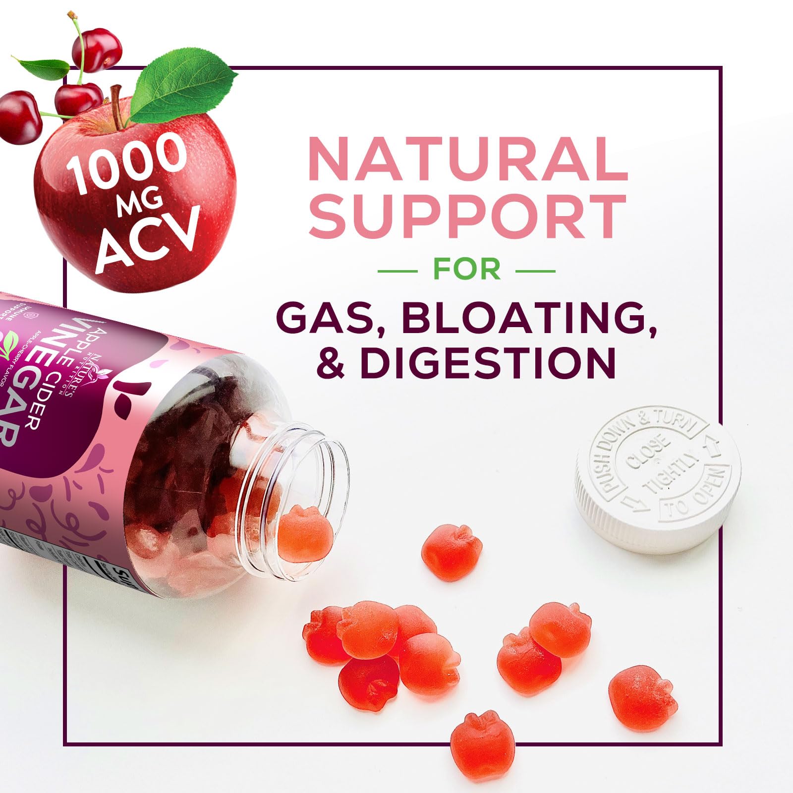 Nature's Nutrition bottle label highlights B12 for energy support.