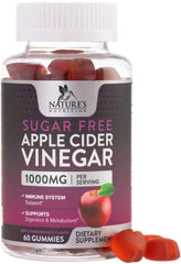 Nature's Nutrition Apple Cider Vinegar Gummies bottle for convenient daily wellness.