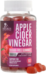 Nature's Nutrition Apple Cider Vinegar Gummies bottle for a convenient daily cleanse routine.
