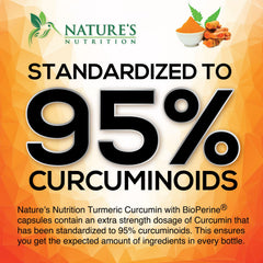 Nature's Nutrition BioPerine image emphasizes enhanced absorption for capsules.