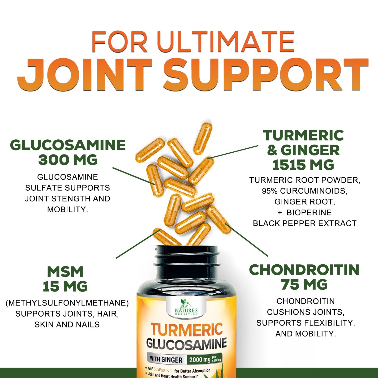 Nature's Nutrition BioPerine focus image highlights absorption boost potential.