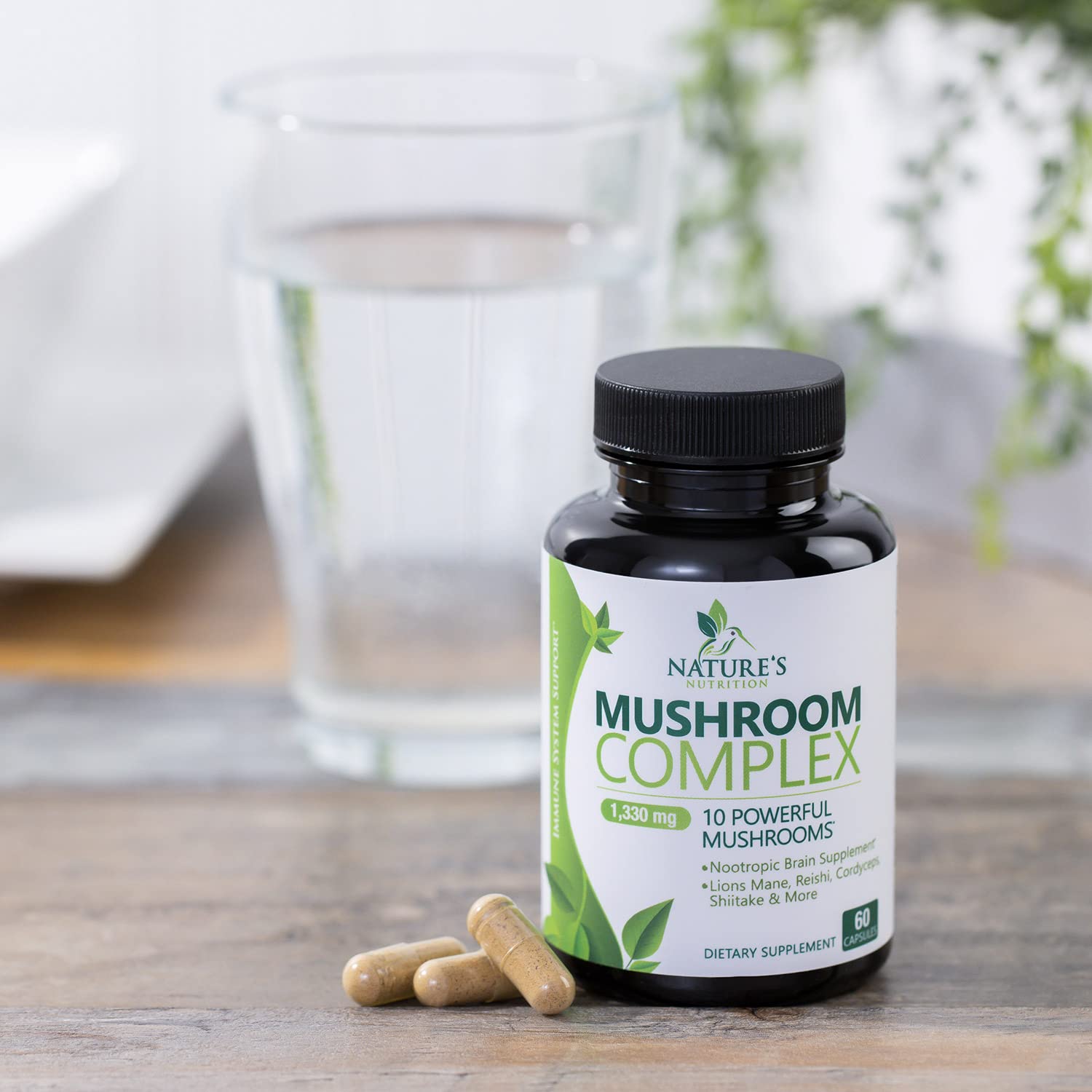 Nature's Nutrition lifestyle study scene emphasizes focus-friendly routines.