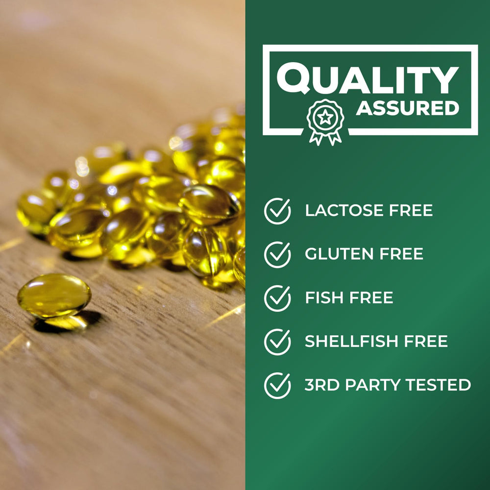 Nature's Nutrition D3K2 softgels with background suggesting heart health benefits.