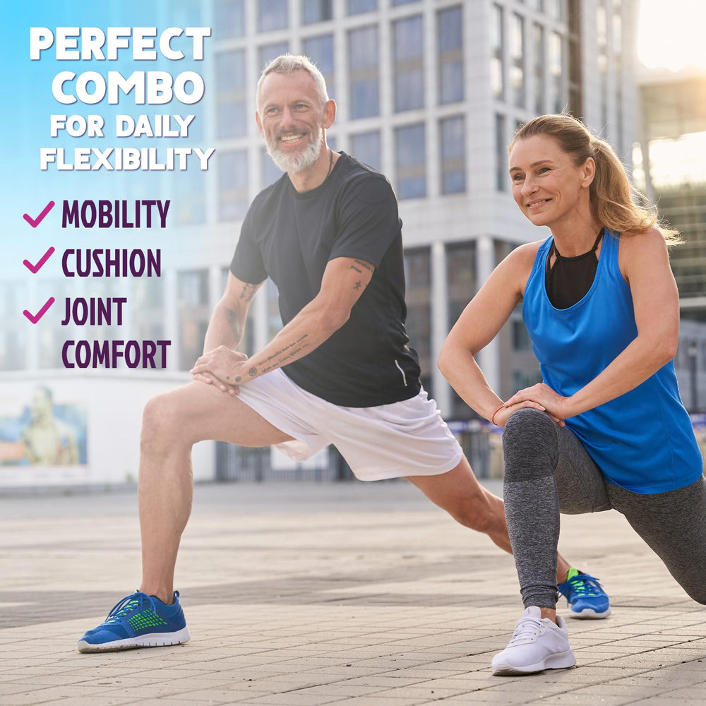 Nature's Nutrition Joint Support Gummies knees and back visual imply daily movement support.
