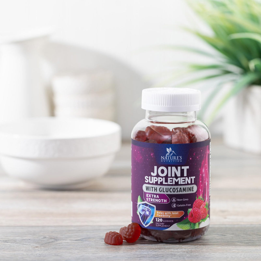 Nature's Nutrition Joint Support Gummies soft texture invites consistent consumption.