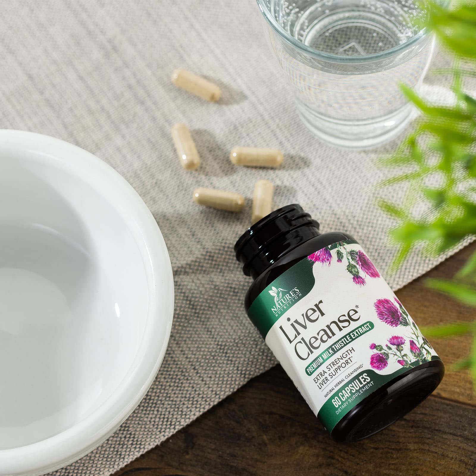 In-store display of Nature's Nutrition Liver Cleanse for shoppers.