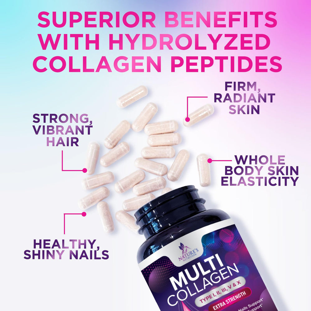 Travel-ready Nature's Nutrition bottle with capsules for busy trips