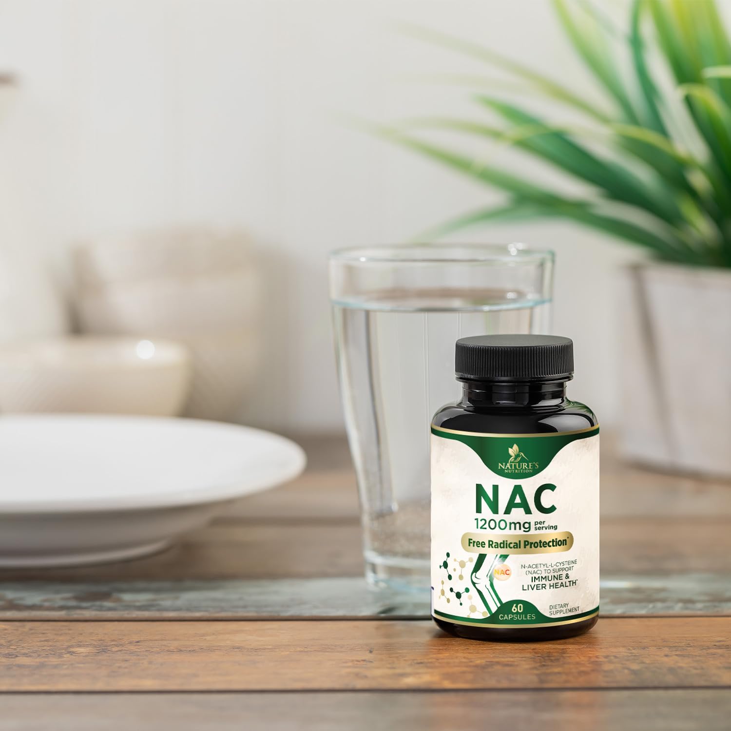 Bottle displayed on countertop for ongoing wellness planning.