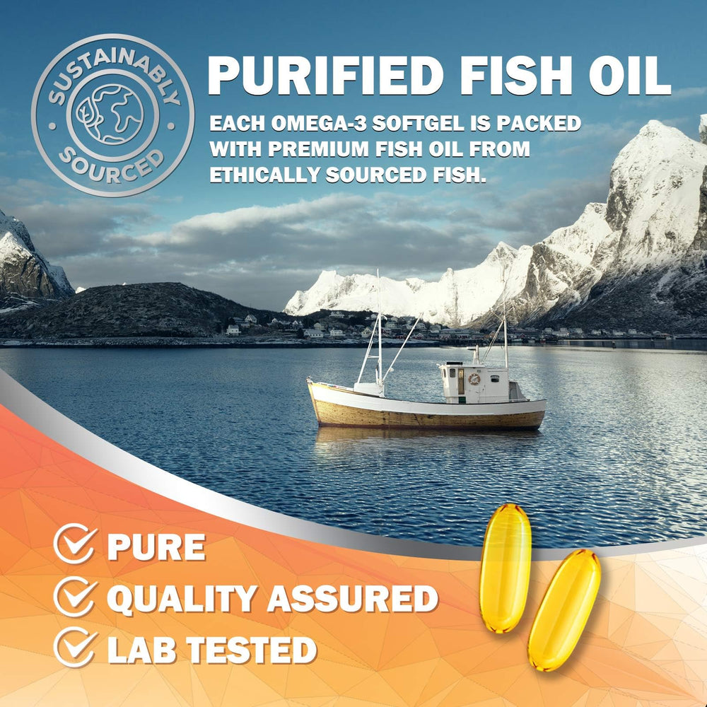 Nature's Nutrition Non-GMO and gluten-free omega-3 formula.