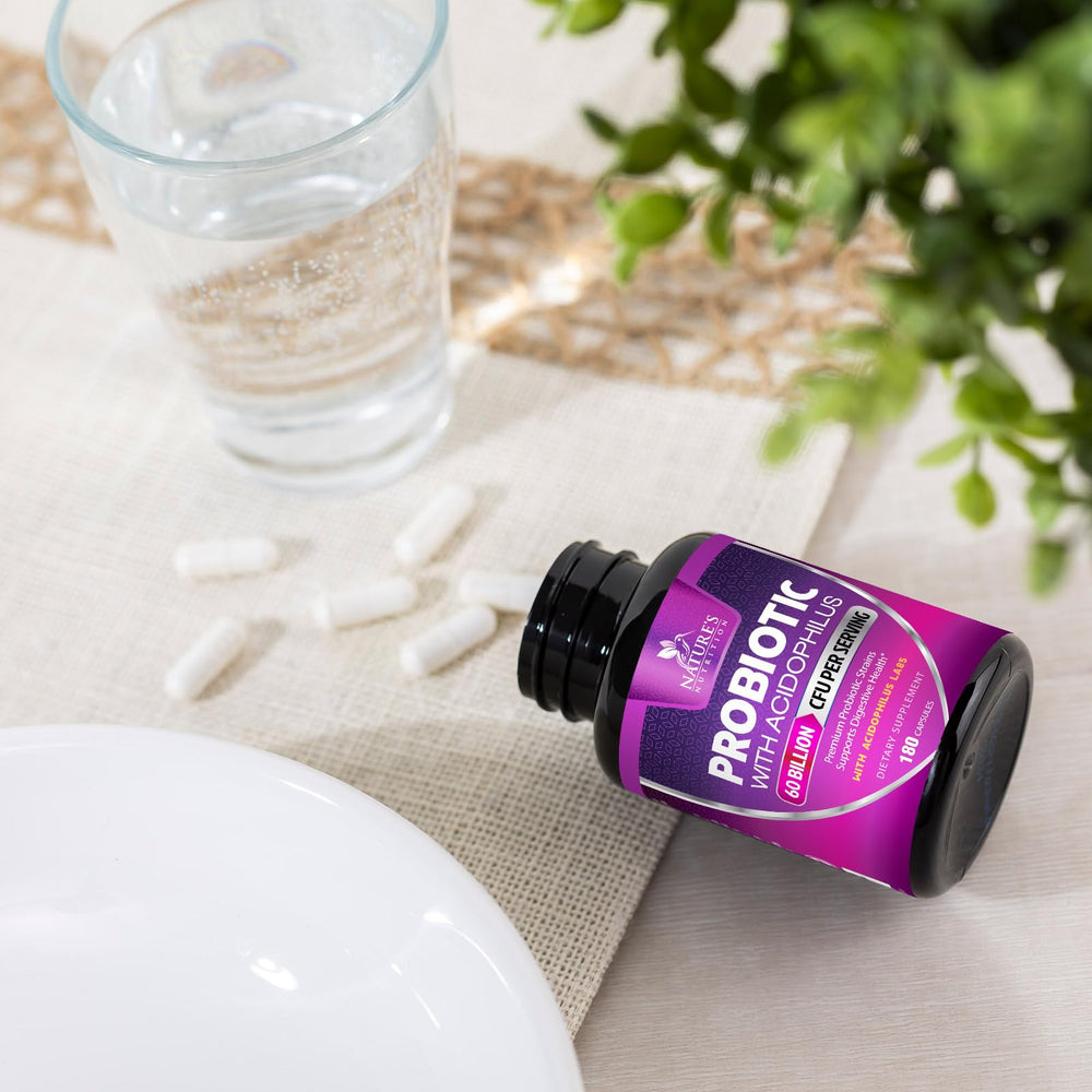 Nature's Nutrition Probiotics two capsules daily usage suggestion