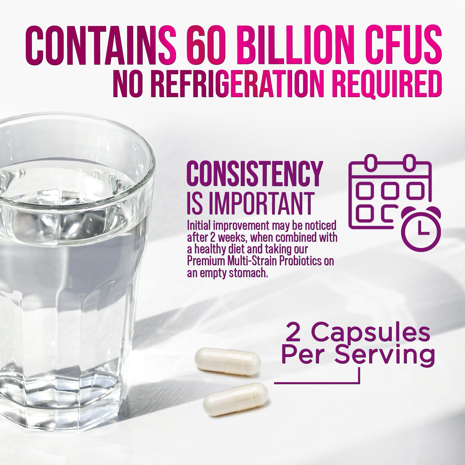 Nature's Nutrition Probiotics free from dairy, soy, and gluten