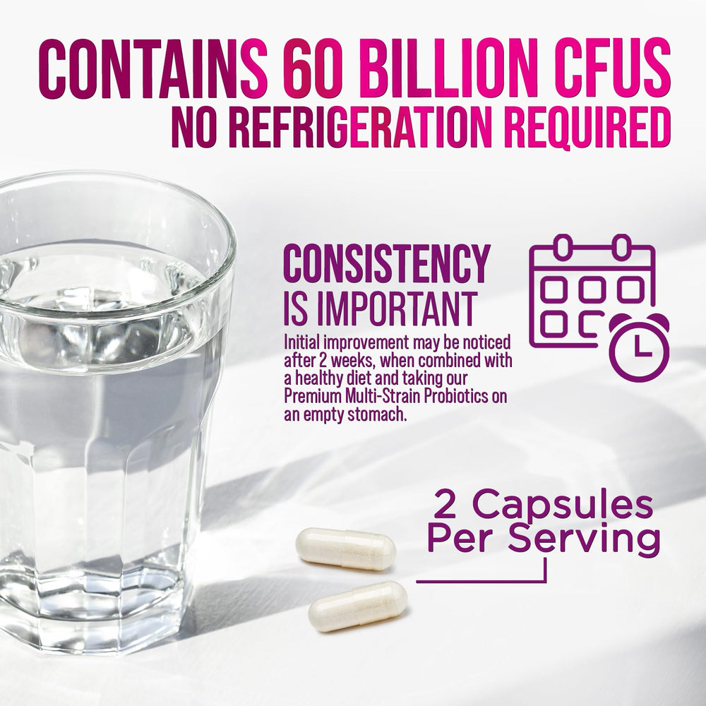Nature's Nutrition Probiotics free from dairy, soy, and gluten