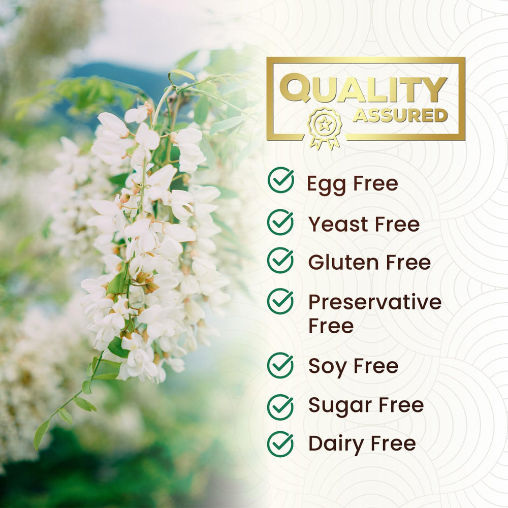 Nature's Nutrition Quercetin USA manufactured badge signals quality