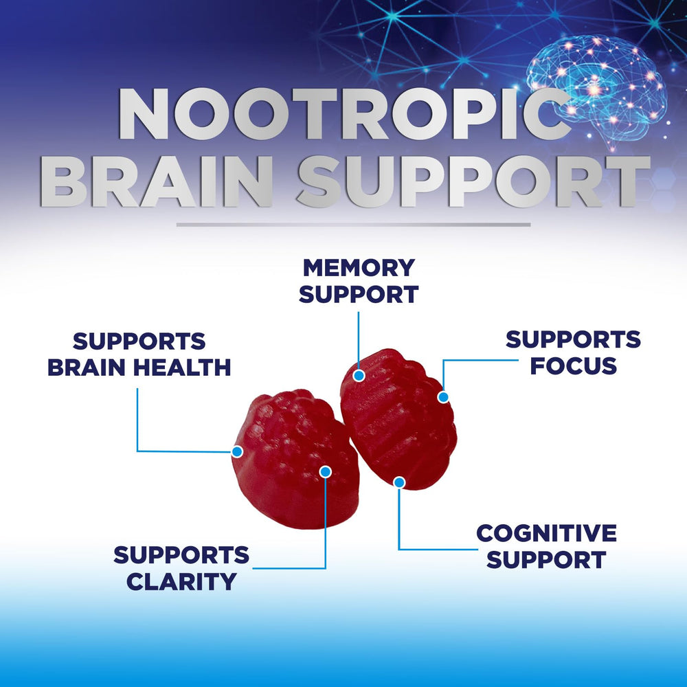 Nature's Nutrition Senior brain support image hints at age-friendly cognitive edge.