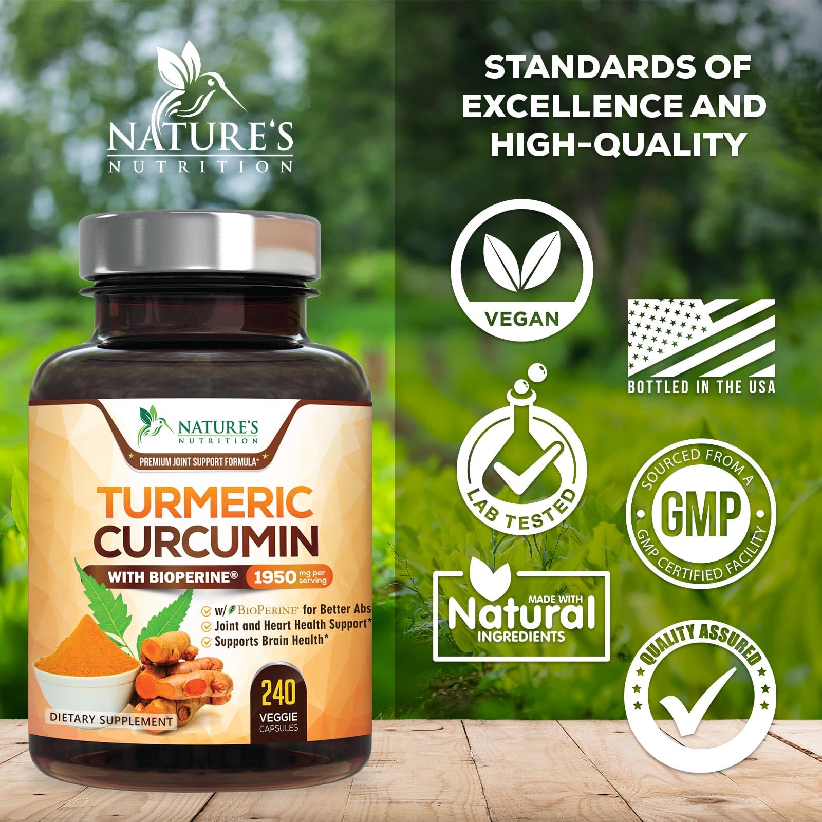 Nature's Nutrition turmeric roots evoke fresh earthy aroma perfect for a daily wellness routine.