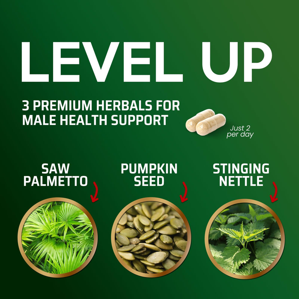 Capsules arranged for convenient daily urinary health use.
