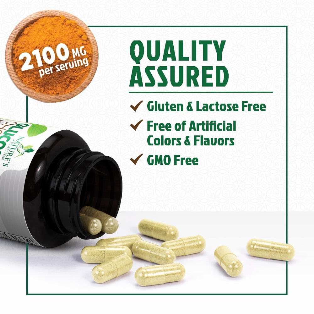 Nature's Nutrition USA-made cGMP seal indicating purity and quality
