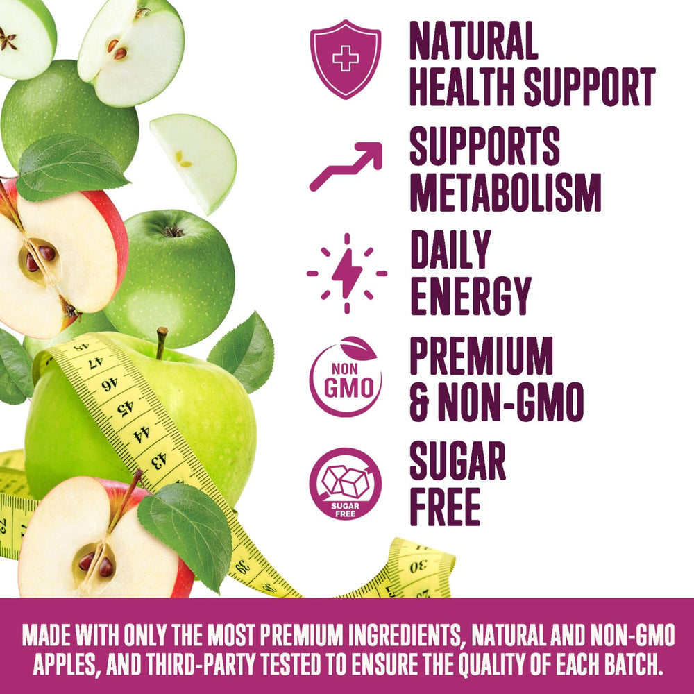 Nature's Nutrition vegan gluten-free ACV gummies ideal for daily routines