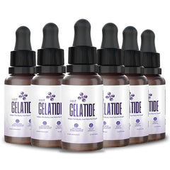 Nature's NutriWave GELATIDE bottle with liquid drops for daily use.