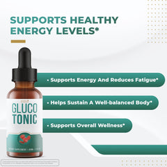 Nature’s NutriWave GlucoTonic label closeup emphasizing clean label and non-GMO