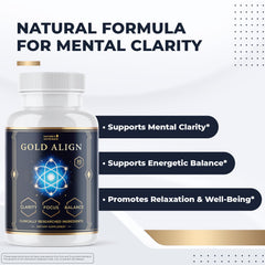 Gold Align capsules close-up illustrating convenient daily use