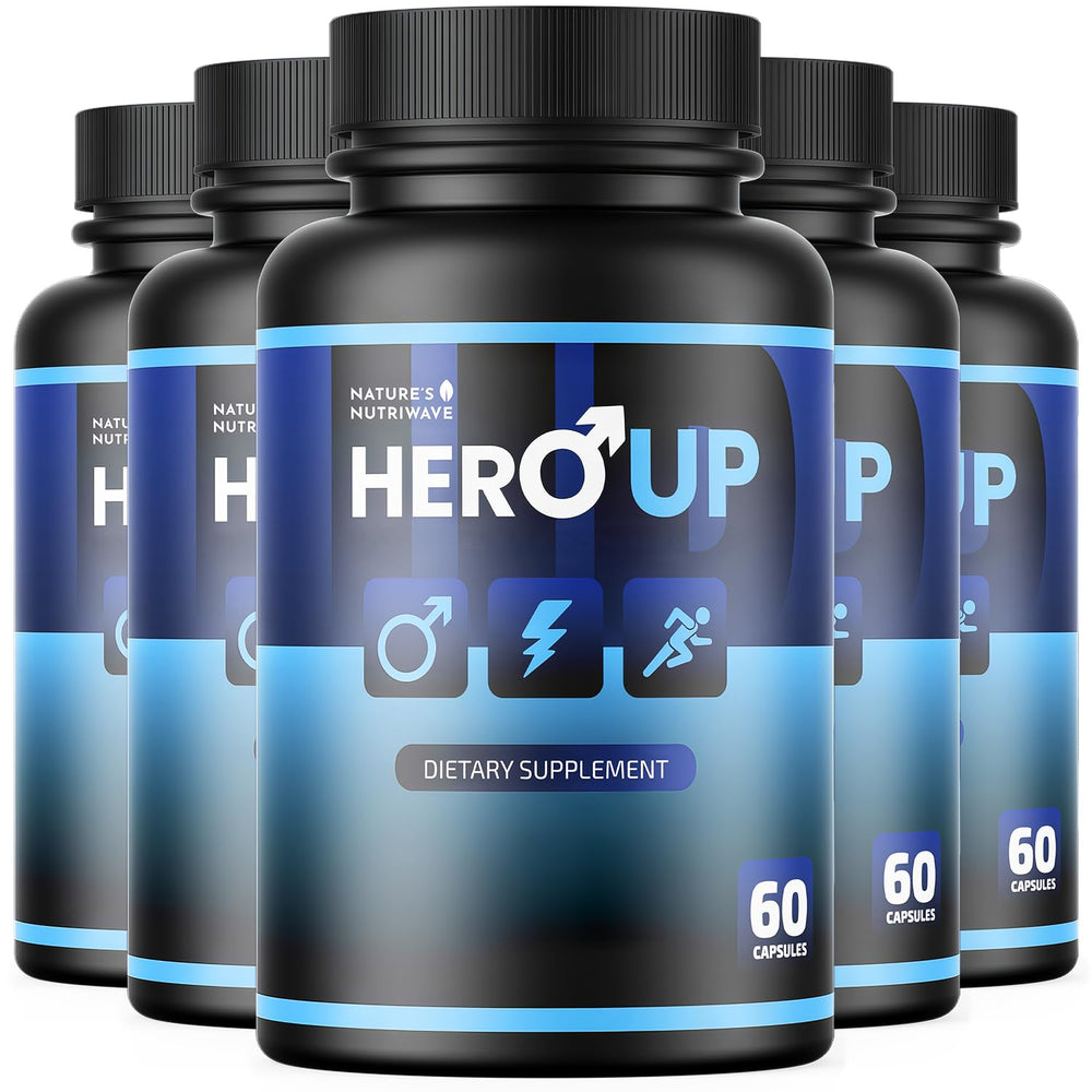 HeroUP bottle with capsules for daily balance
