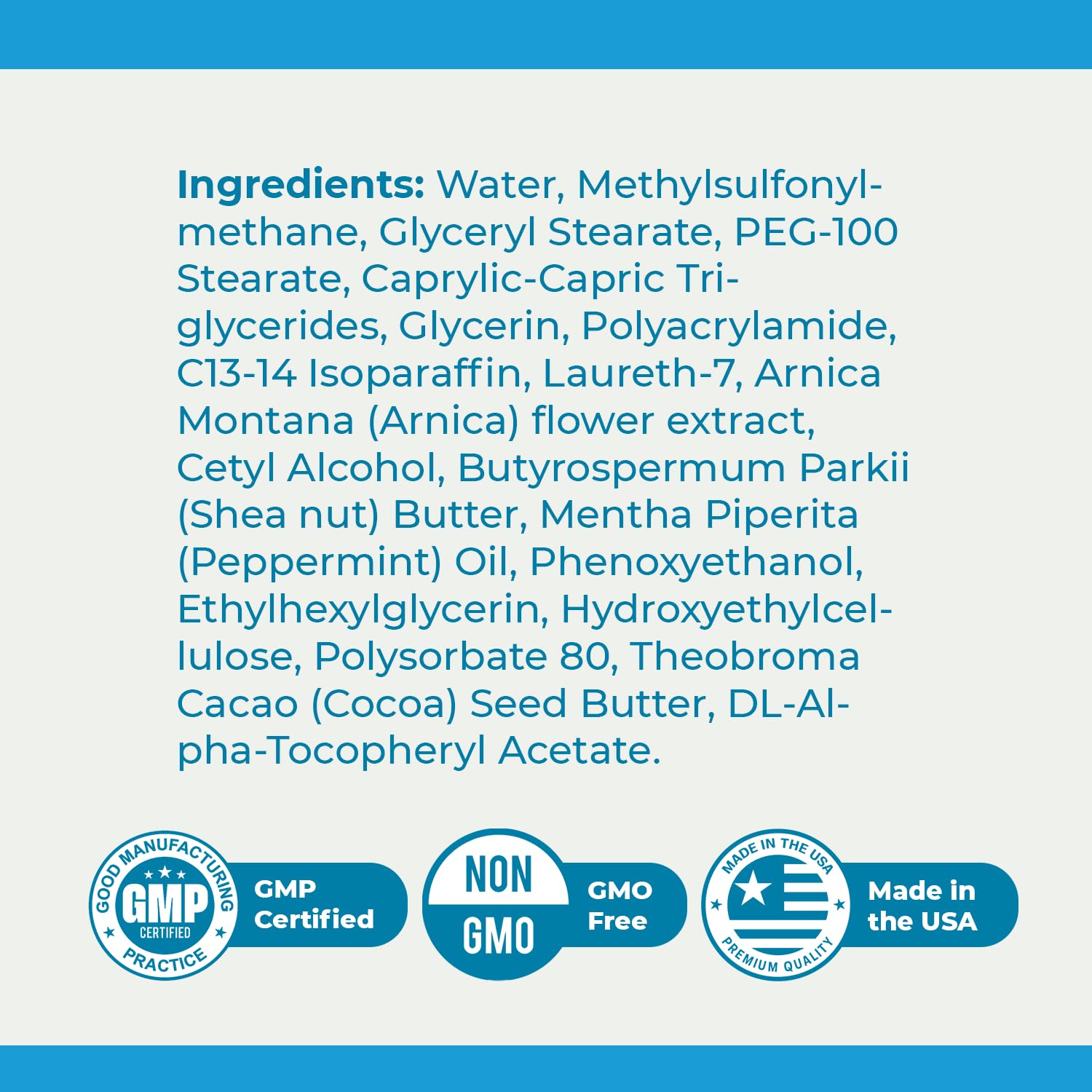 Nature's NutriWave Korvizol Comfort Cream infused with Arnica and Peppermint for soothing refreshment