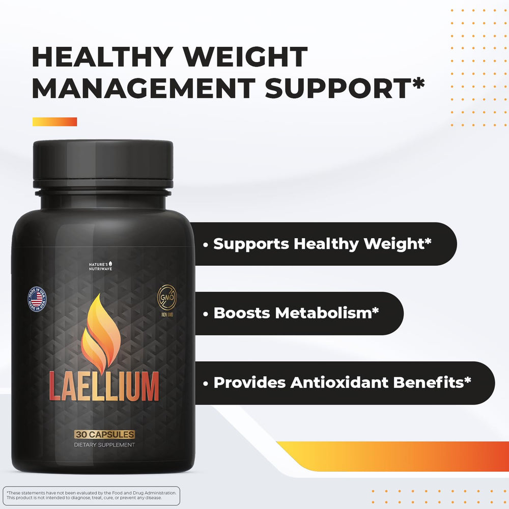 Laellium apple cider vinegar capsule highlighting daily health support.
