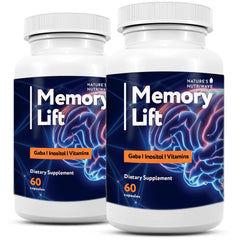 Nature’s NutriWave Memory Lift bottle with capsules for daily wellness support