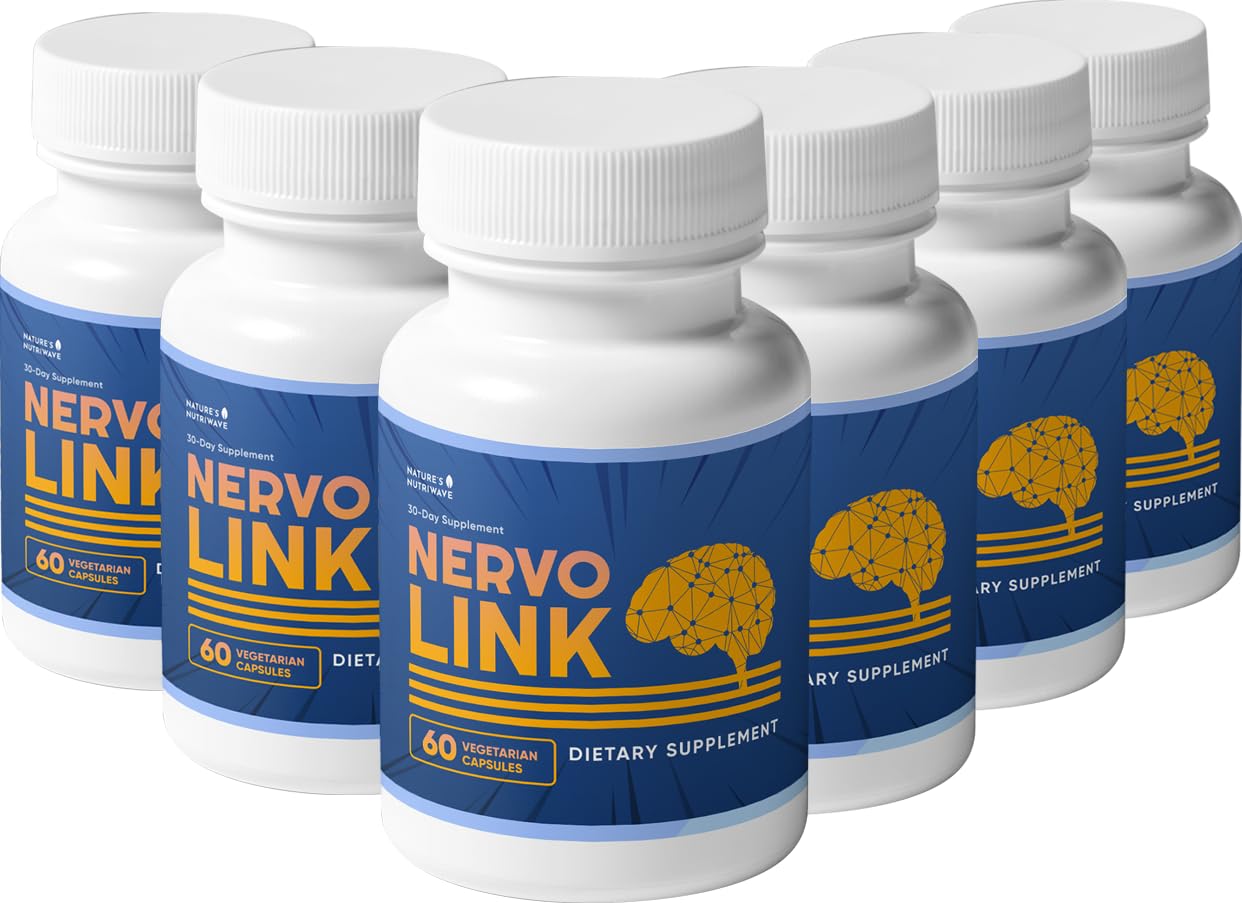 Nature's NutriWave Nervolink bottle on a clean surface, signaling daily vitality.