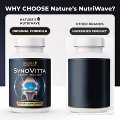 SynoVitta ingredient blend close-up, highlighting natural, non-GMO formulation.