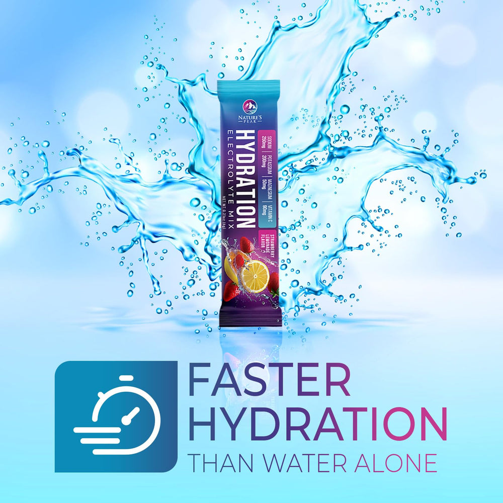 Nature's Peak compact travel packaging supports hydration on trips.