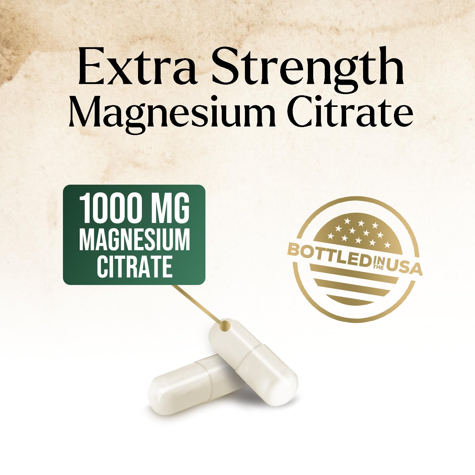 Nature's Peak Magnesium Citrate label close-up highlighting quality and non-GMO status