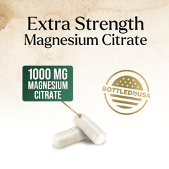Nature's Peak Magnesium Citrate label close-up highlighting quality and non-GMO status